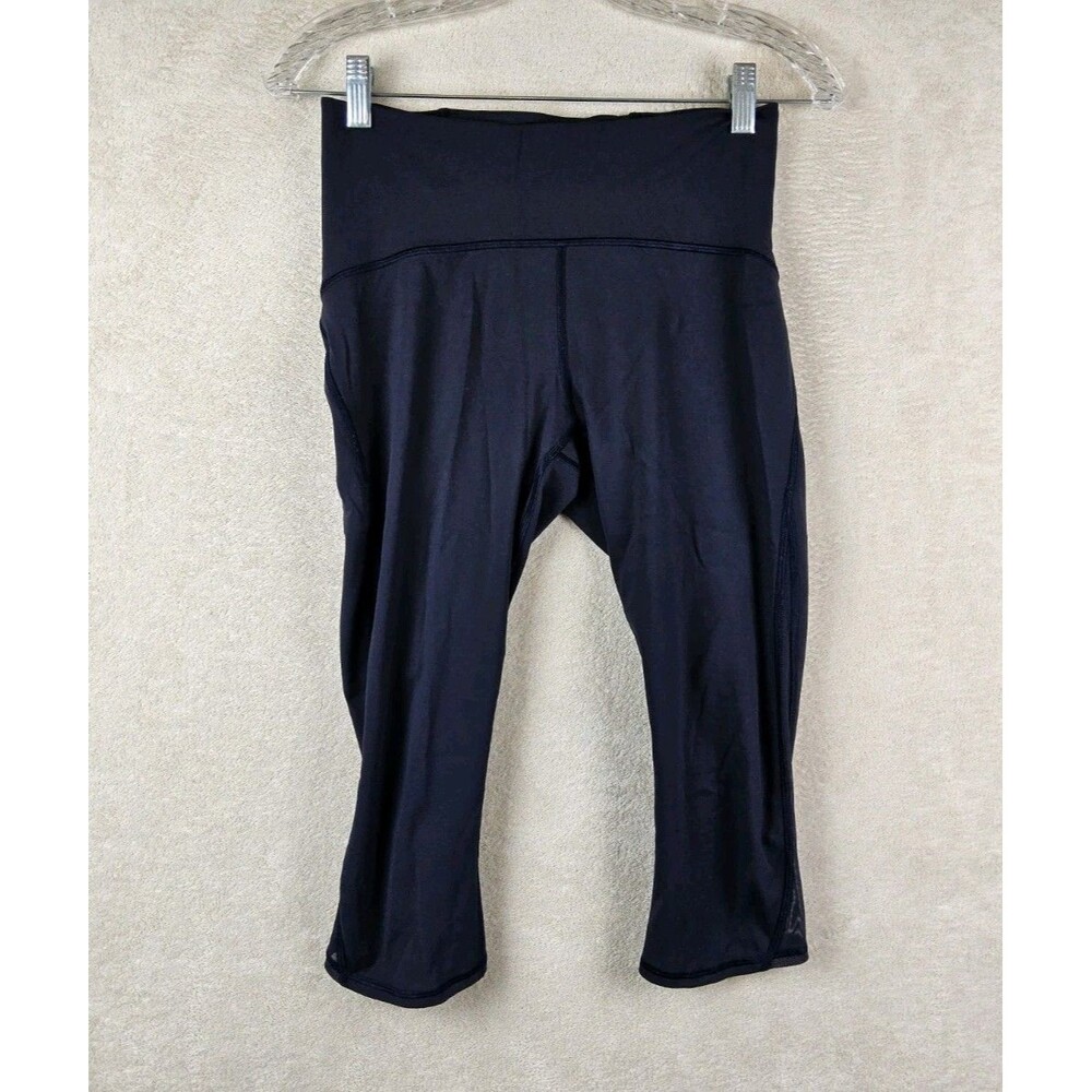 Lululemon Women’s Train Time Cropped Athletic Leggings Navy Size 6